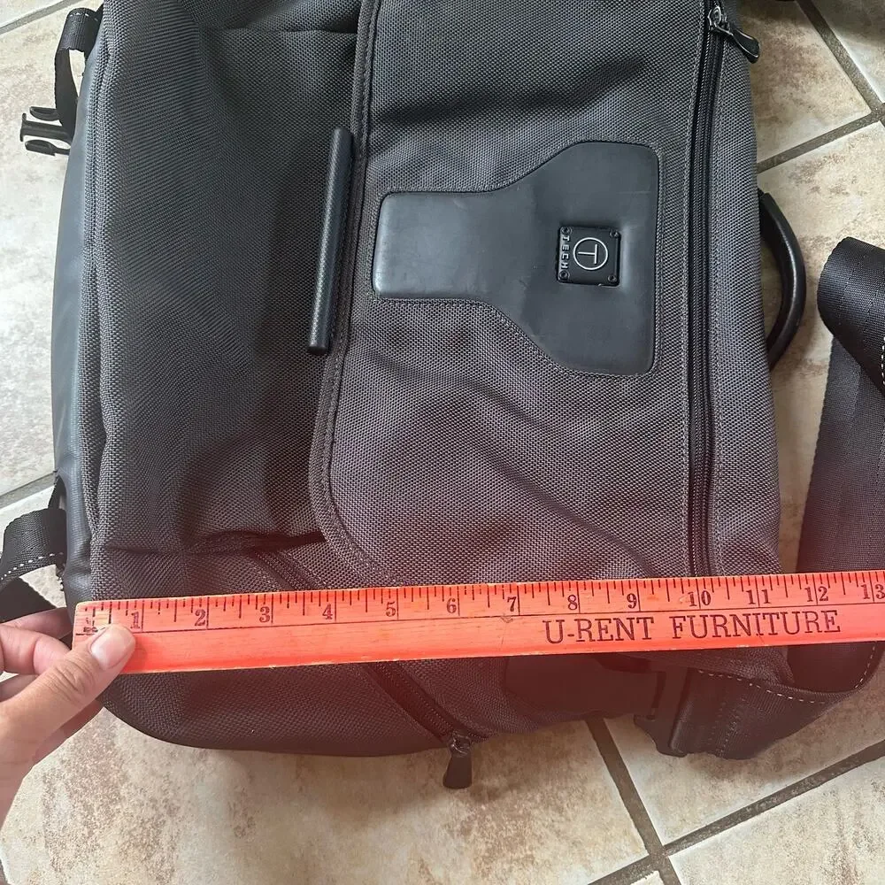 Tumi‎ T For Tech Briefcase Messenger Laptop Bag Crossbody Strap Black